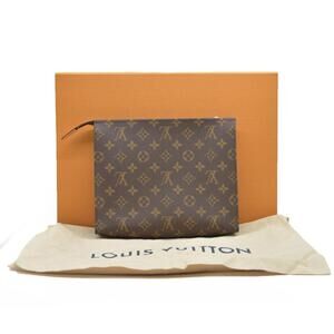 $1290 Louis Vuitton  Monogram Toiletry Pouch 26 Pink RFID